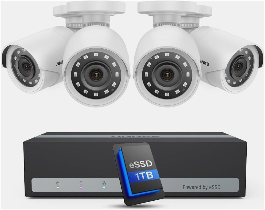 ANNKE Security Camera System: 3K Lite, 8CH eDVR, 1TB eSSD, AI Detection, Night Vision | Review- 2024