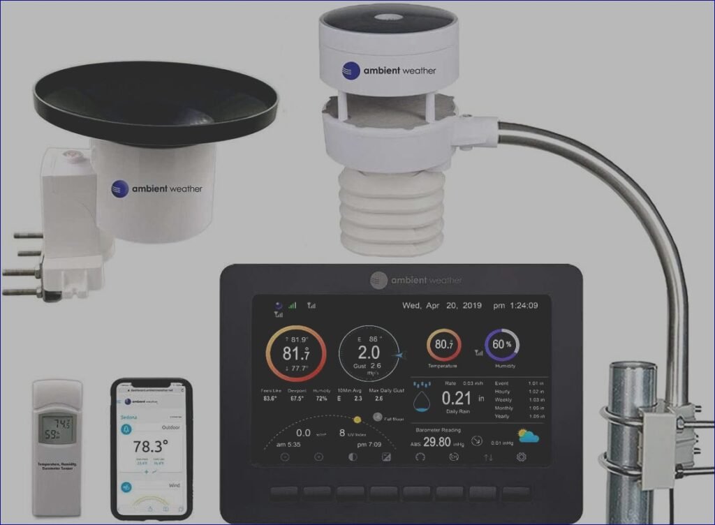 Ambient Weather WS-5000 Ultrasonic Smart Weather Station: Smart, ultrasonic, weather monitoring, multiple sensors | Review- 2024