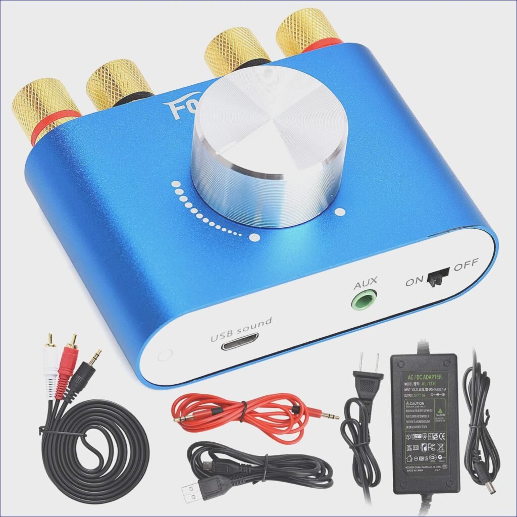 Facmogu F900S 160W Mini Bluetooth 5.0 Power Amplifier: 2 Channel 80Wx2 Stereo Hi-Fi Digital Amp | Review- 2024