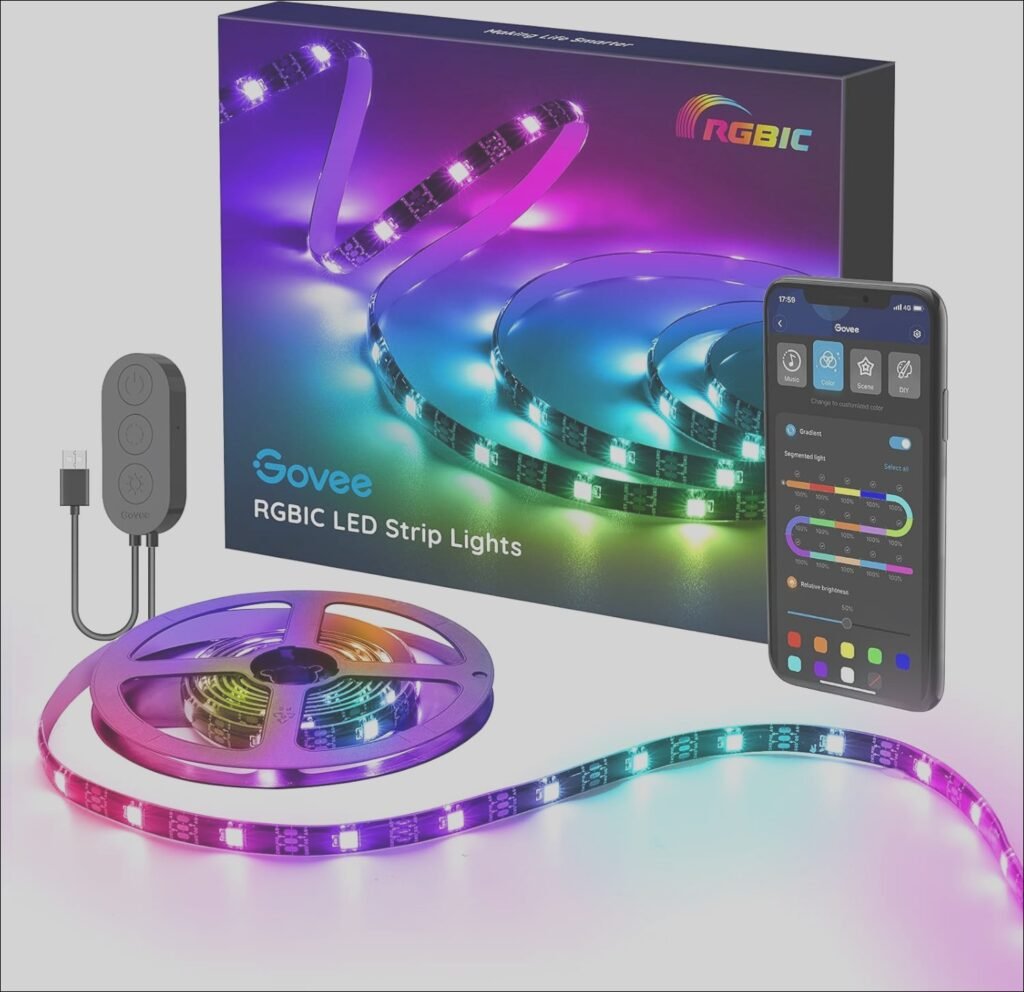 Transform Your Space with Govee Smart WiFi LED Strip Lights: Stunning Color Effects, Music Sync, and Easy App Control | 2025 Review Govee TV LED Backlight with APP Control: Music Sync, Scene Modes, RGBIC Color Changing | Review- 2024