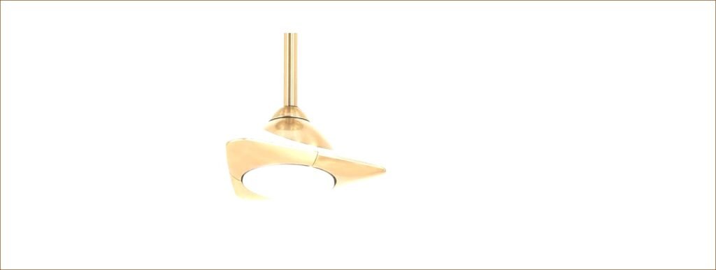 MINKA-AIRE CeilingF868 Ceiling Fan: Soft Brass and Flat White design | Review- 2024