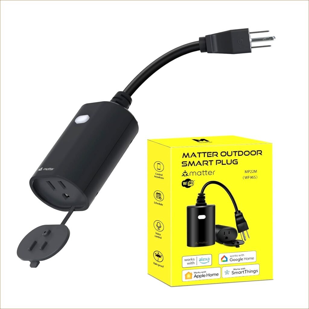 Transform Your Home with Easy Smart Control: Minoston Matter Outdoor Smart Plug – WiFi Enabled, IP65 Waterproof, 15 Amp Capacity | Comprehensive Review 2025 Minoston Matter Outdoor Smart Plug: WiFi, IP65 Waterproof, 15Amp, Remote Control | Review- 2024