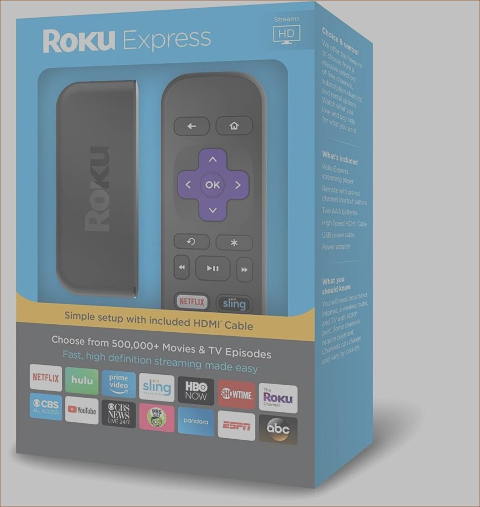 Roku Express: Easy High Definition HD Streaming Media Player | Review- 2024