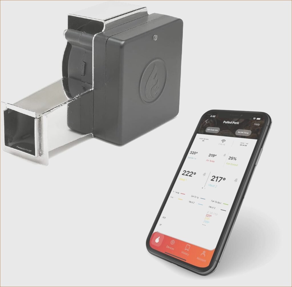 Smart BBQ Smoker Temperature Controller: Patented variable speed fan, WiFi, 2 probes | Review- 2024