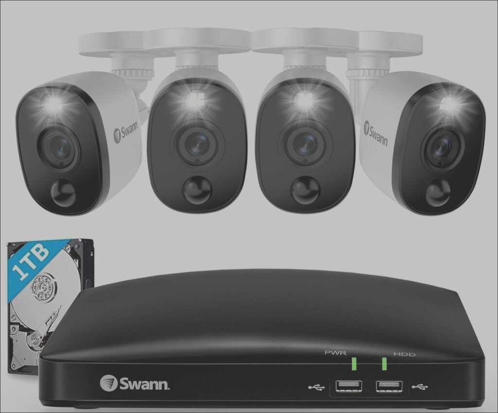 Unlock Peace of Mind with the Swann Home DVR Security Camera System: 8 Channel, 1080p Full HD, Color Night Vision, and Motion Detection – Your Ultimate Guide and Review for 2025! Swann Home DVR Security Camera System with 1TB HDD: 8 Channel, 1080p Full HD, Color Night Vision, Motion Detection | Review- 2024