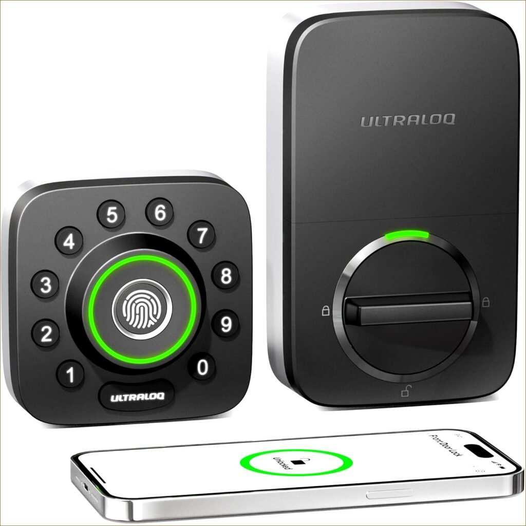 ULTRALOQ Smart Lock U-Bolt Pro: Fingerprint keyless entry, app control, waterproof | Review- 2024