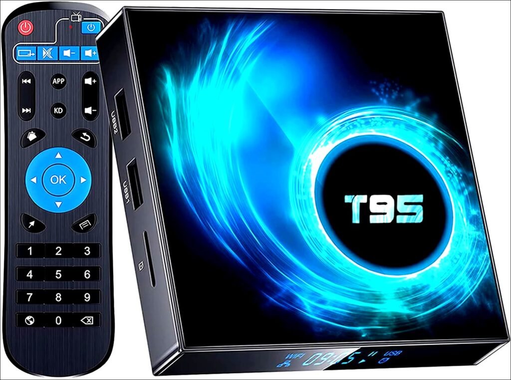 Experience Next-Level Entertainment: T95 Android TV Box 2024 – Unleash 4K & 6K Streaming Power with Allwinner H616 Quad-Core, Dual WiFi Support, and Lightning-Fast Performance!