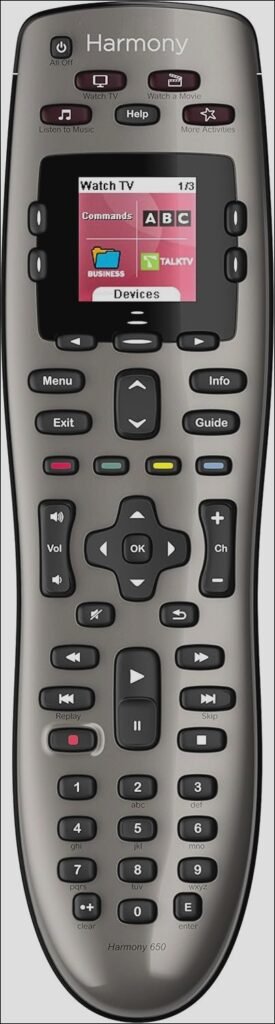 Logitech Harmony 650 Infrared All in One Remote Control: Universal, programmable, infrared, remote, silver | Review- 2025