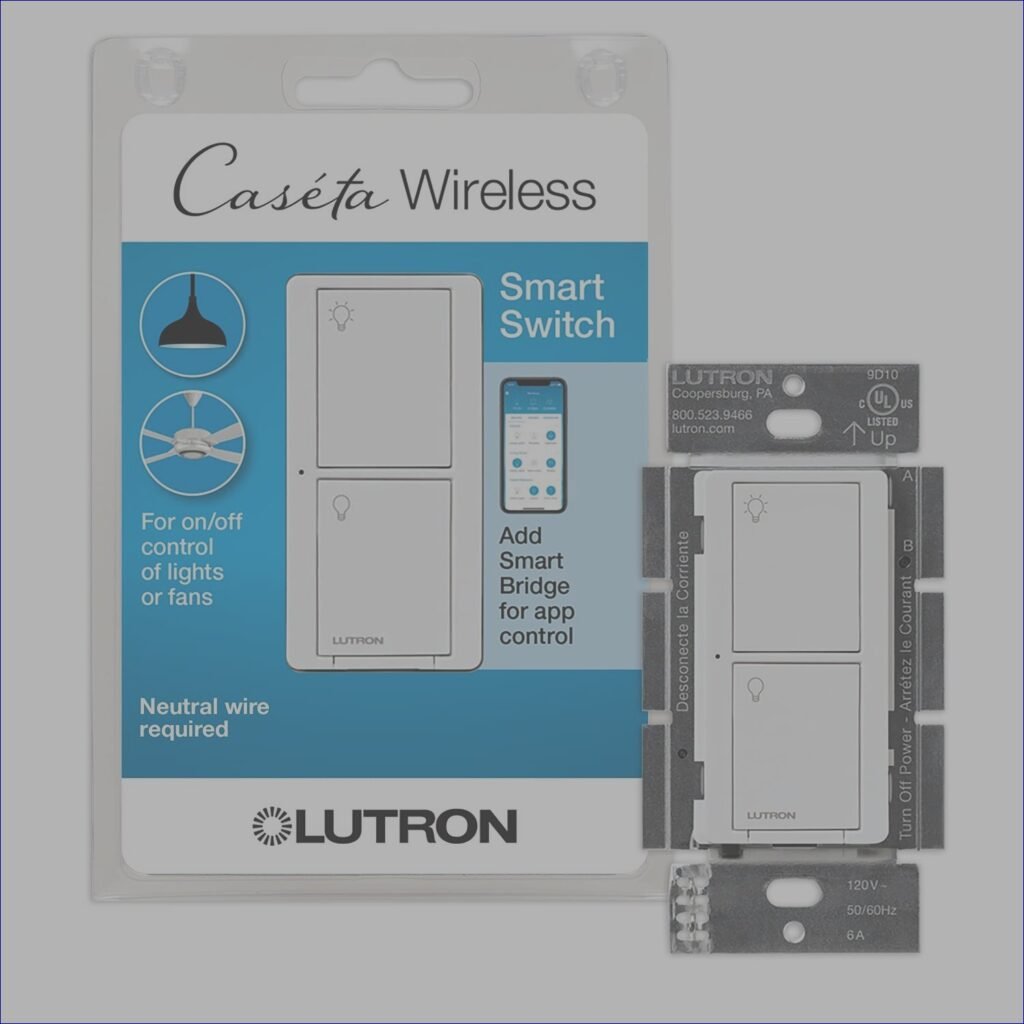 Lutron Caseta Smart Lighting Original Switch: Works with Alexa, Apple HomeKit, Google Home | Review- 2025