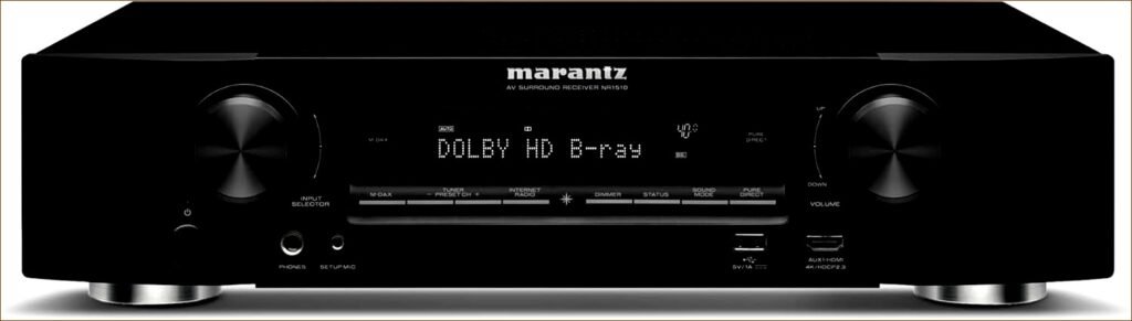 Marantz NR1510 UHD AV Receiver: Slim 5.2 Channel, Dolby TrueHD, Alexa Compatible, Wi-Fi, Bluetooth, HEOS | Review- 2025