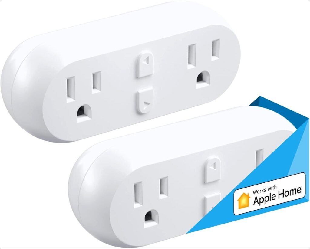 Meross WiFi Dual Smart Plug: 15A 2-in-1, supports Apple HomeKit and voice control | Review- 2025