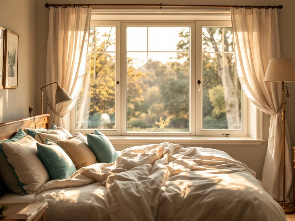 Bedroom refresh ideas - Move your bed to face a window