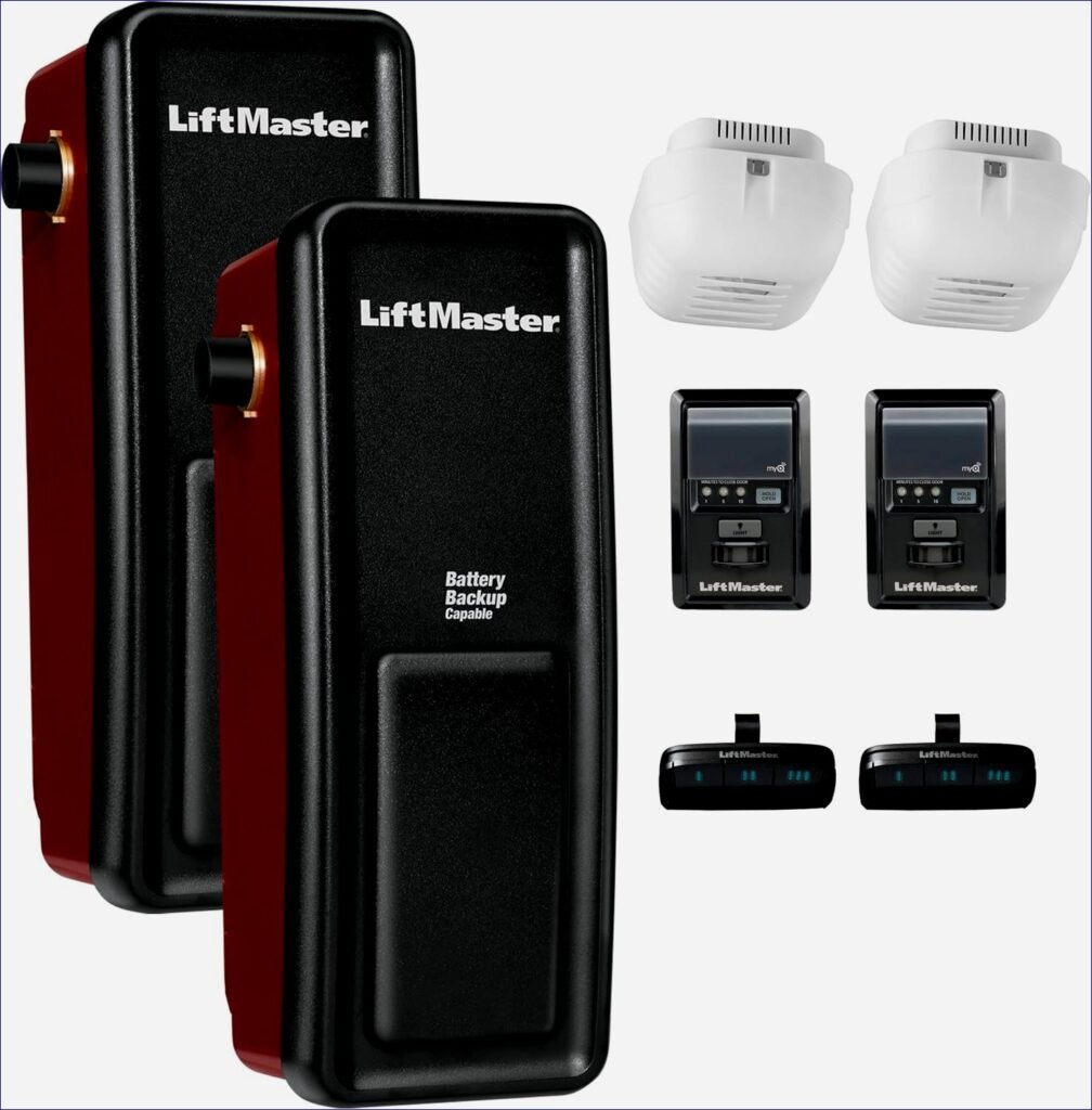 Revolutionize Your Home’s Security: Experience Unmatched Protection with the ANNKE 3K Lite Camera System – Plus, Unlock Convenience with the 8500 LiftMaster 2-Pack Garage Door Opener, Featuring Side Mount Security+2.0 & MyQ Technology!
