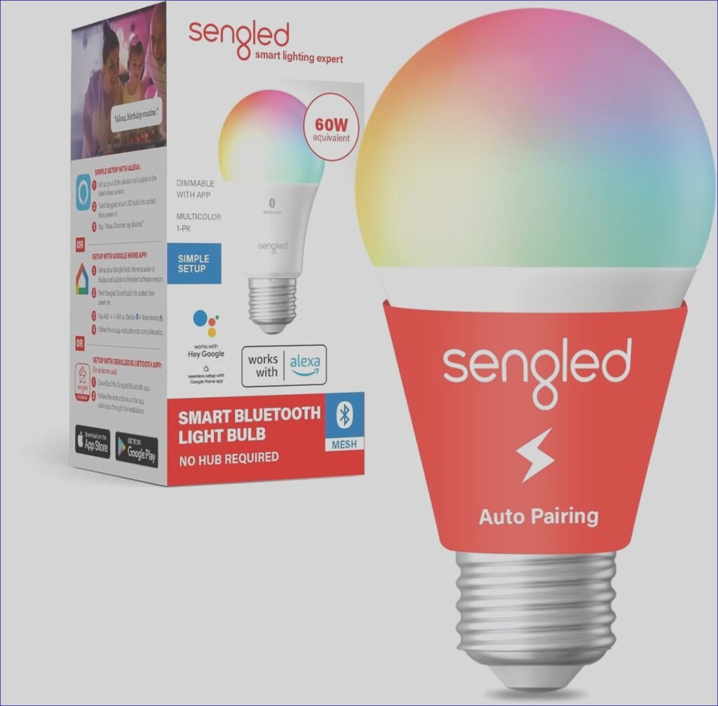 Sengled Smart Light Bulbs: Color changing, dimmable, high brightness, 800LM | Review- 2025
