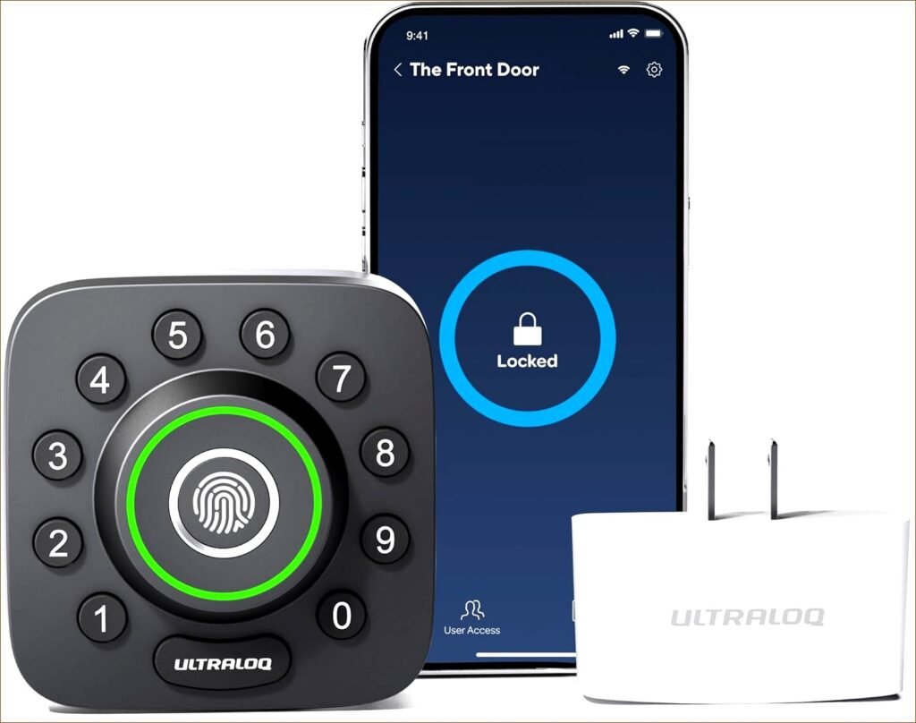 ULTRALOQ Smart Door Lock: U-Bolt Pro, WiFi, Keyless Entry, App Access, Auto Unlock, Smart Deadbolt | Review- 2025