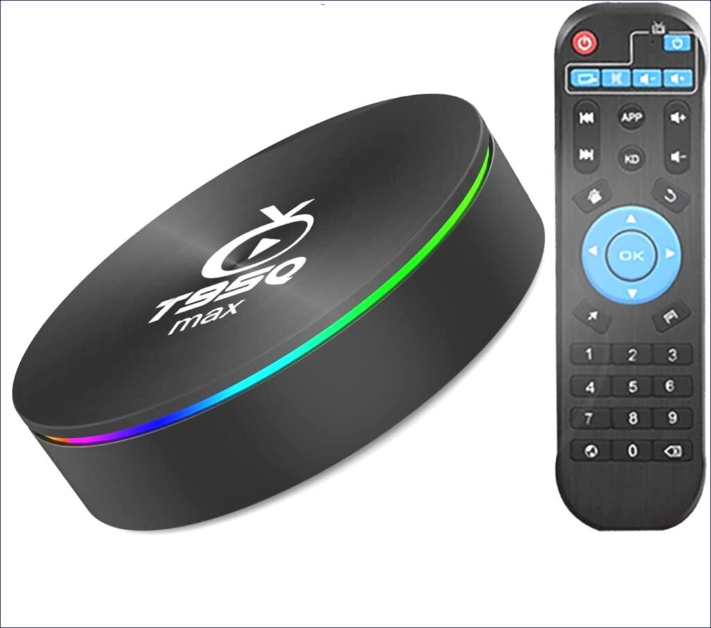 Transform Your Home Entertainment: T95Q Android 9.0 TV Box – Unleash 4K Ultra HD Streaming with Powerful Amlogic S905X3, 4GB DDR3 RAM, 32GB Storage, and Dual Band WiFi for Seamless Viewing Experience!