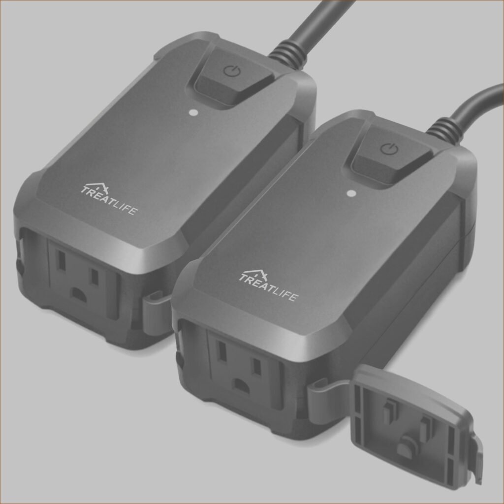 Transform Your Outdoor Experience: TREATLIFE 2-Pack Smart Dimmer Plug with Alexa & Google Assistant Integration – Effortlessly Control Dimmable Lights Anywhere with IP44 Waterproof Protection and 400W Power!